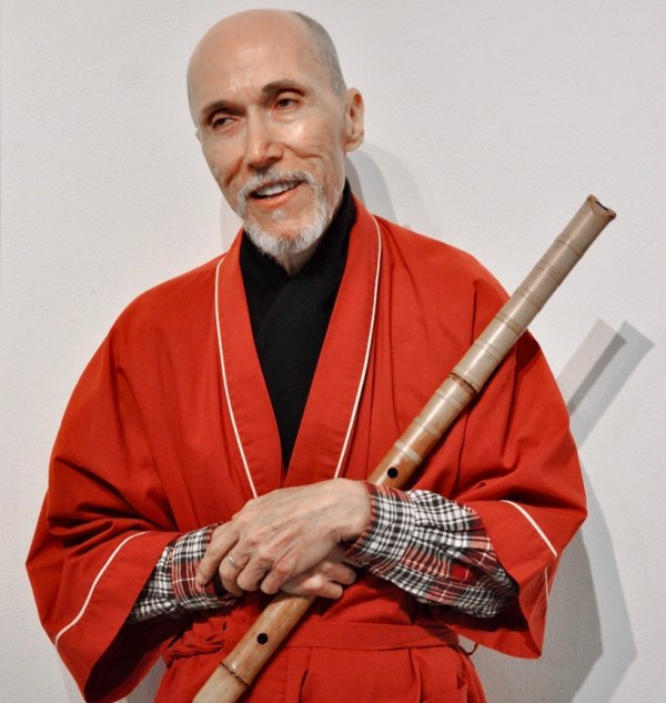 April 29, Gerald Starlight on Japanese Shakuhachi Flute for Cherry Blossom Festival Gerald Starlight with Shakuhachi Flute